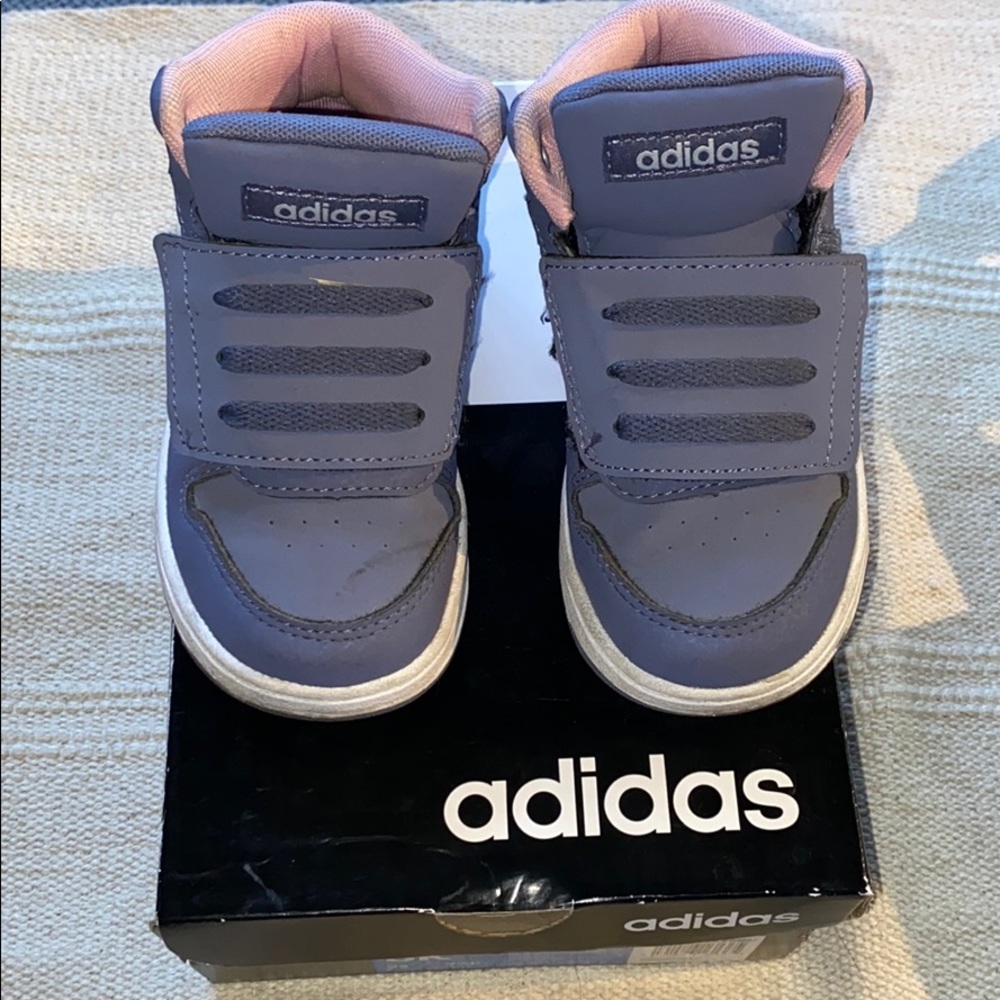 Adidas Hoops Mid 2.01 sneakers for toddler girls